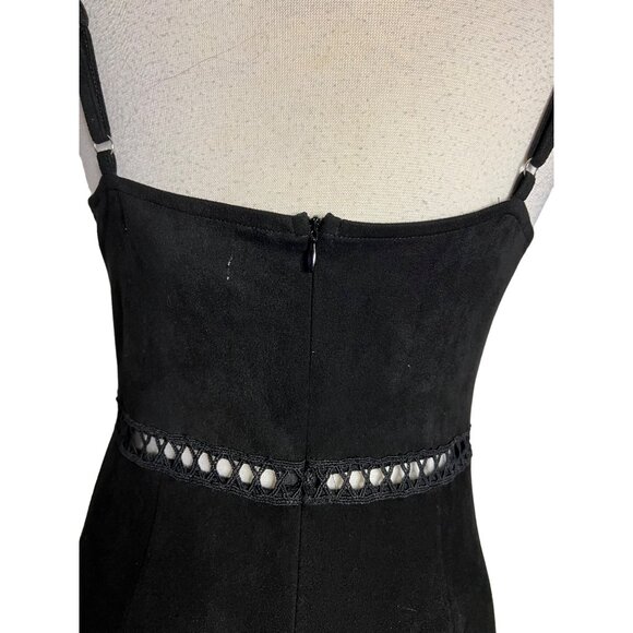 A Celine by Flying Tomato Large Black Dress Hi Lo Sleeveless Goth Evening Out - Picture 7 of 10